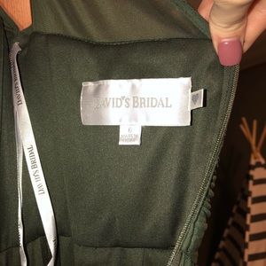 David’s Bridal Bridesmaid dress